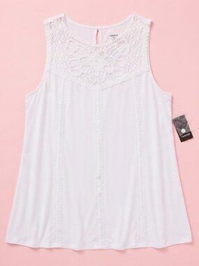 White Lace Tank Top